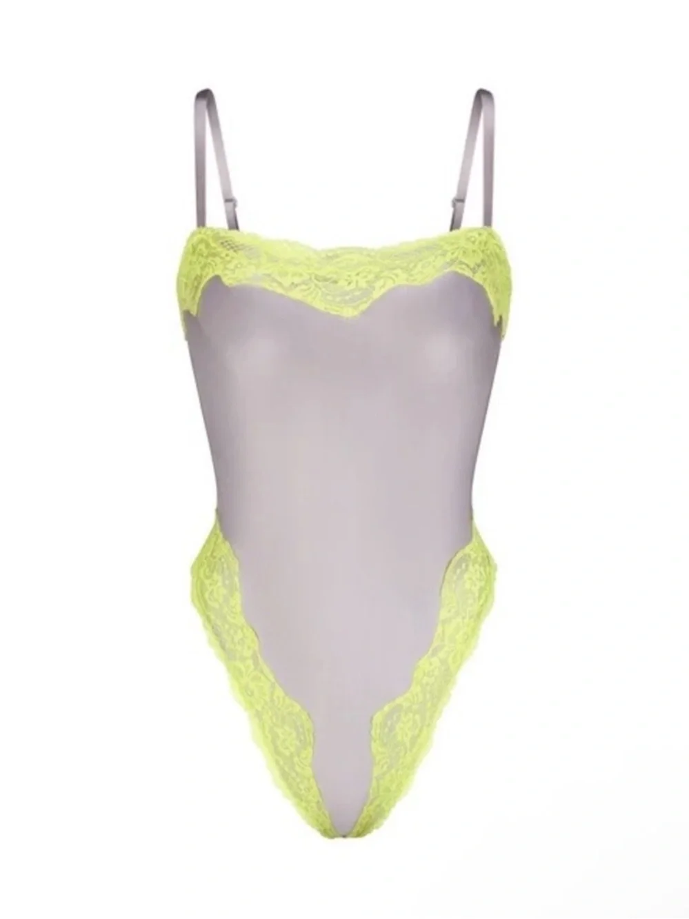 Skims Chrome Lace One Piece Swim